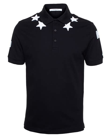 givenchy polo star|givenchy star polo shirt.